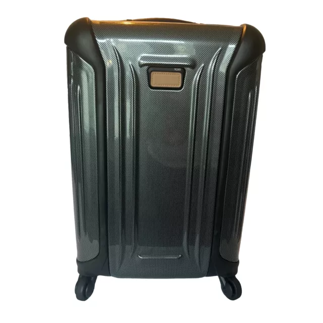 Tumi International 4-Wheel Spinner Carry-On Luggage Case Heather Gray NEW