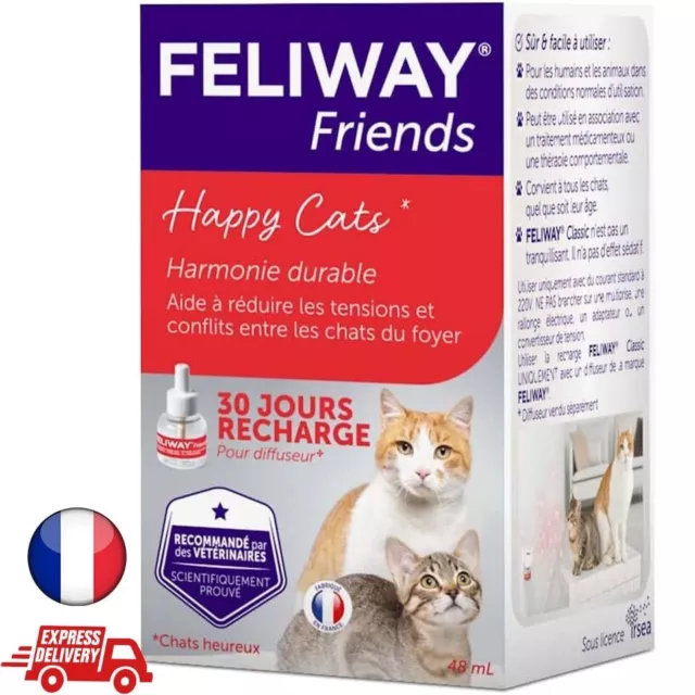 Recharge pour diffuseur Feliway Friends pour chat - 48ml