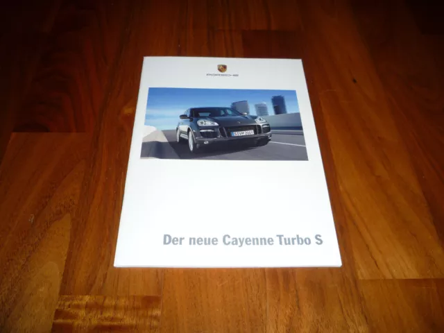 Porsche Cayenne Turbo S brochure 05/2008