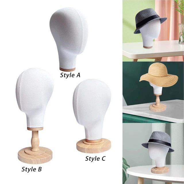 Perruque Tête Modèle Mannequin Tête Affichage pour Bijoux Lunettes Affichage