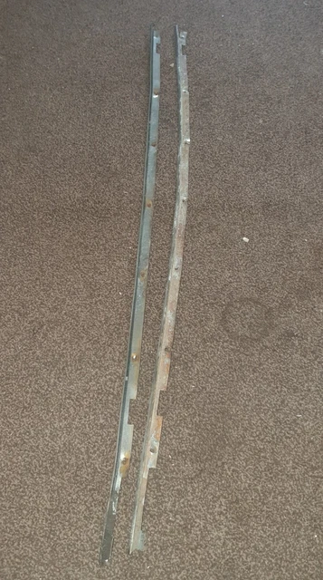 95-97 Jaguar XJ6 VDP X300 Front Left Driver Door Window Molding Chrome Set OEM
