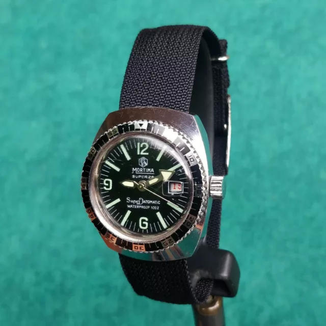 MORTIMA 28 Diver Vintage Watch Mortima Cattin C66 Reloj Montre Orologio France