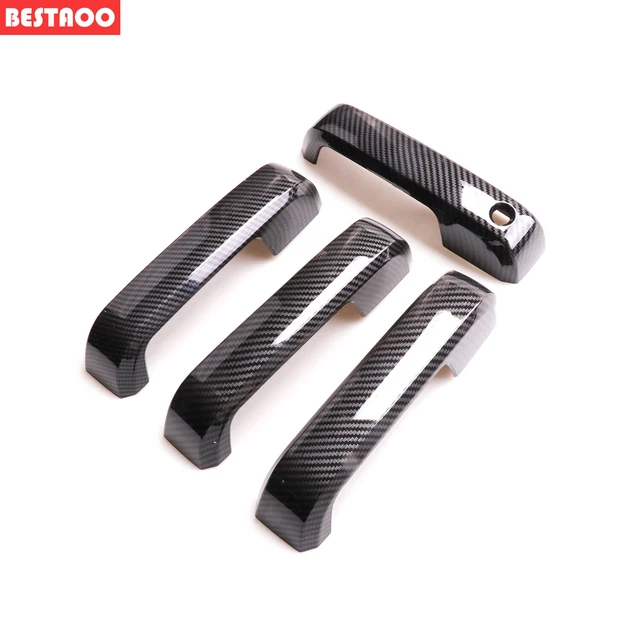 4pcs Exterior Door Handle Cover Trim Decor Accessories For Ford F150 2015-2020