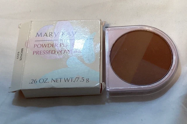 Polvo prensado perfecto Mary Kay bronce 0,26 oz #6253 ~ nuevo en caja
