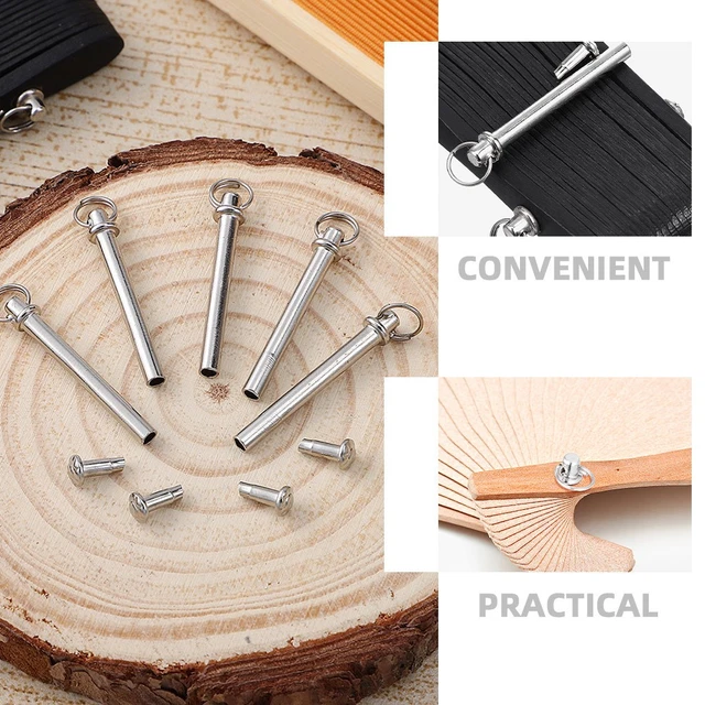 10 SETS FOLDING Fan Repair Pin Shaft Rivets Replacement Connector £9.99 ...