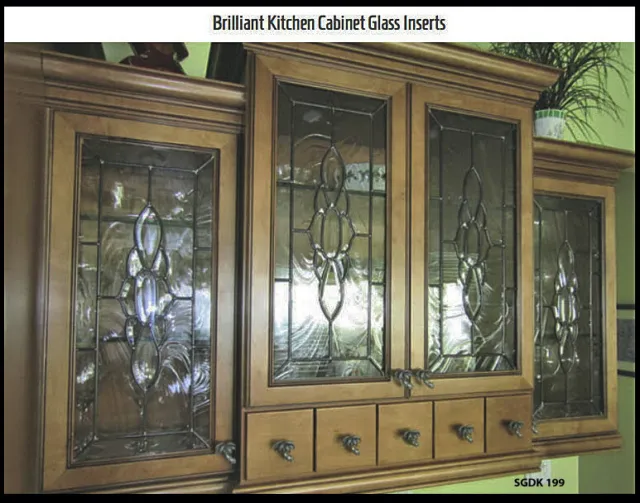 Brilliant Kitchen Cabinet Glass Door Inserts  SGDK 199