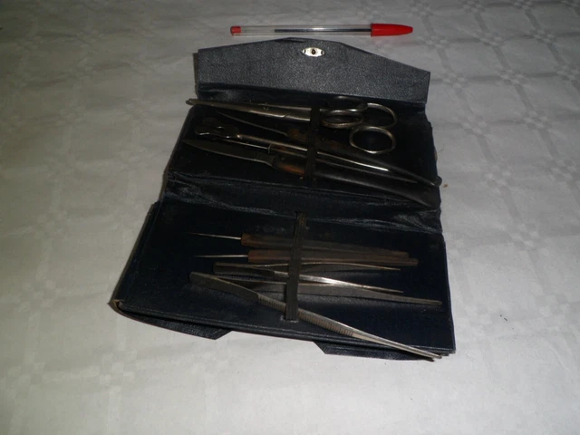 Ancienne Trousse à Outils Vélo Blanc - Sacoche Cyclomoteur Avec Rustines - Stock Ancien