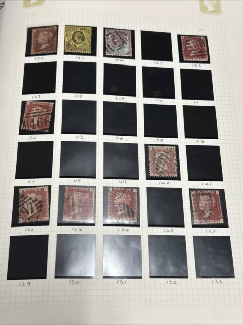 Album Of UK GB Victoria To QEII Postage Stamps - Penny Reds Seahorses Etc