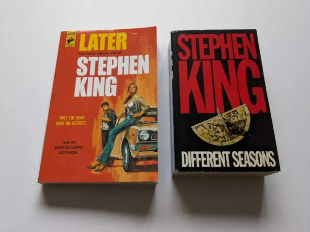 Set x 2 Stephen King Taschenbücher später/verschiedene Jahreszeiten