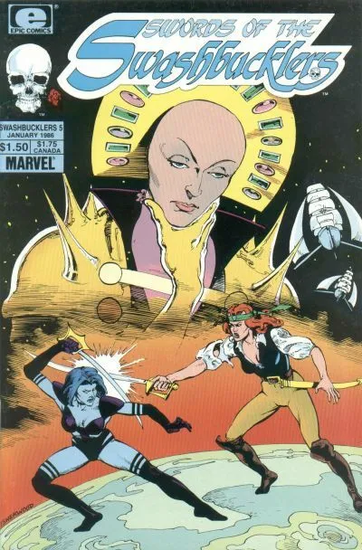 Swords of the Swashbucklers #5 Jan 1986 Epic Comics Marvel Comic Book (NM-)