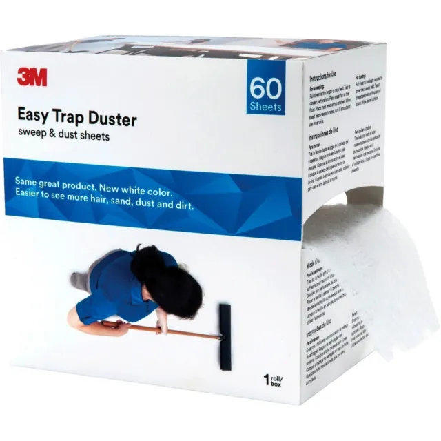 3M Easy Trap Duster System - 6" Width - Fiber - White - 480 / Carton 3M 59152WCT