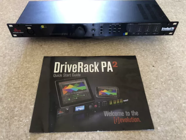 DBX Driverack PA2 Speaker Management System Andriod Control Drive Rack