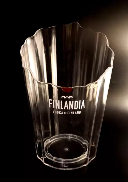 Finlandia Vodka Flaschenkühler Eisbox Bottle Cooler Edel Ice Bucket Bar NEU