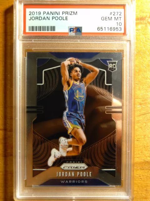 2021 PANINI PRIZM #222 Jordan Poole NBA 75th Anniversary