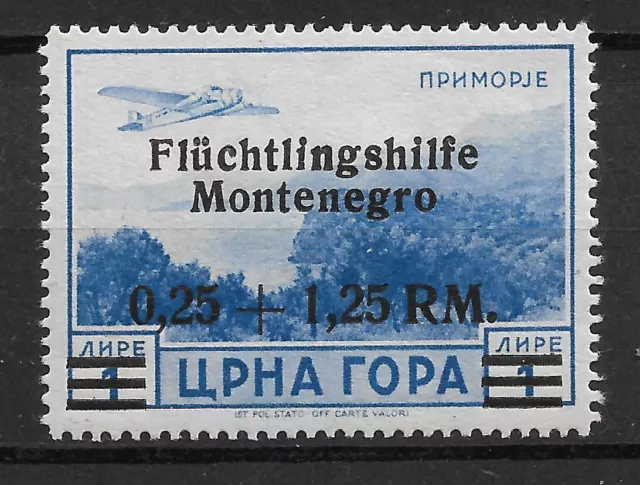 Besetzung Montenegro Mi 27 postfrisch