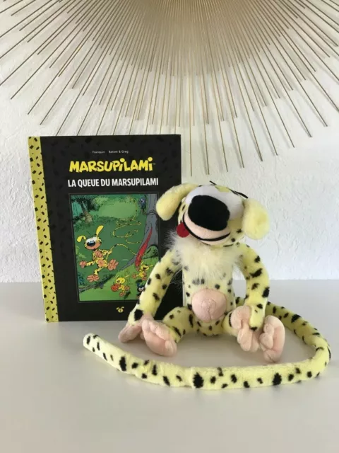 🦋 Livre BD Marsupilami Hachette La Queue Du Marsupilami N°1+ Peluche Ajena 2005