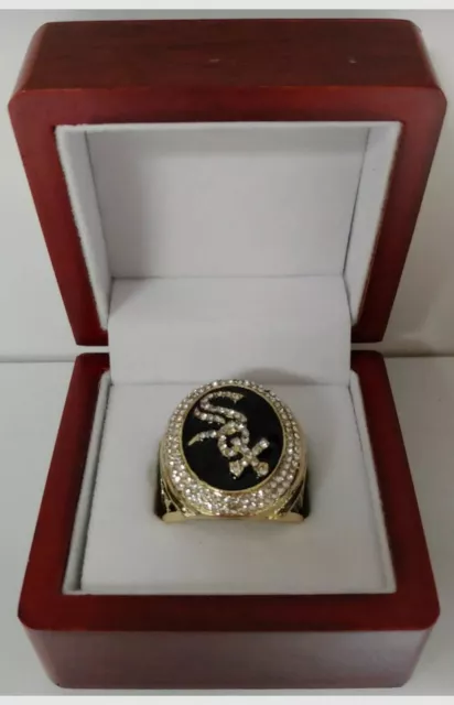 Frank Thomas - 2005 Chicago White Sox World Series Ring With Wooden Display Box