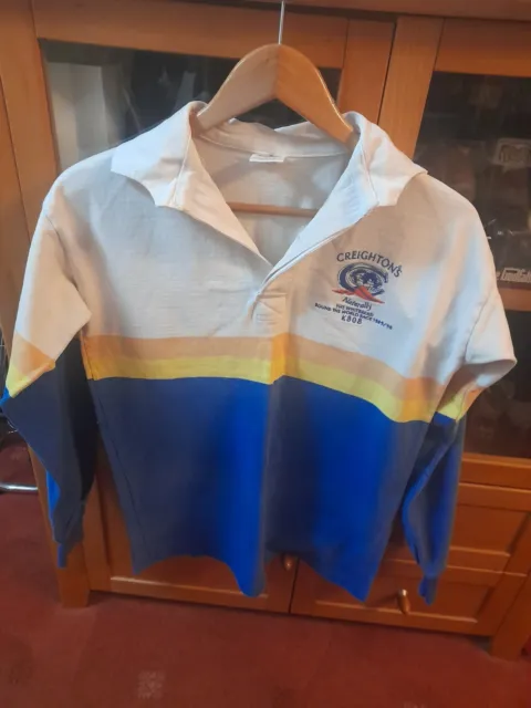Peak Sports 1989/90 Whitbread Round The World Race Creightons Crew Rugby Shirt