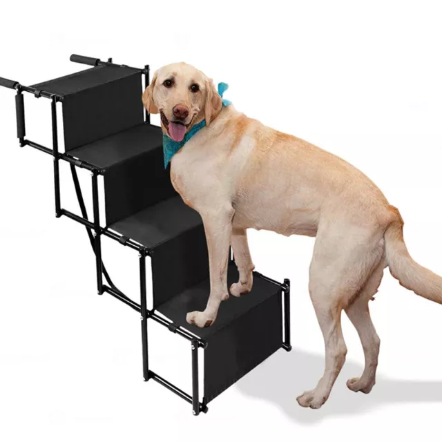 Klappbar Hundetreppe für Hunde Katzen Haustiertreppe Auto LKW KFZ Treppen Rampen