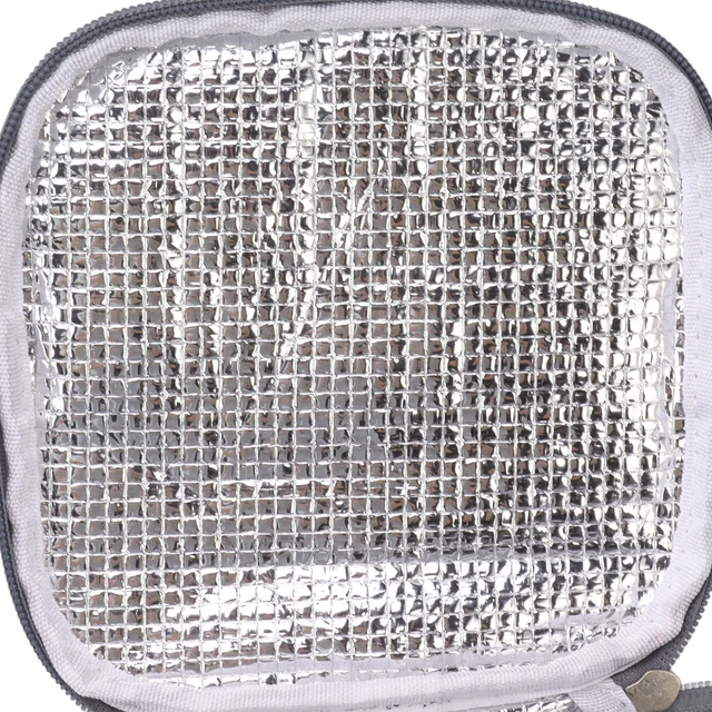 (Pescado) Bolsa térmica para biberón de fácil limpieza Bolsillo lateral multipropósito