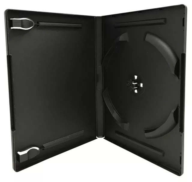 STANDARD Black 6 Disc Stackable DVD Cases Lot