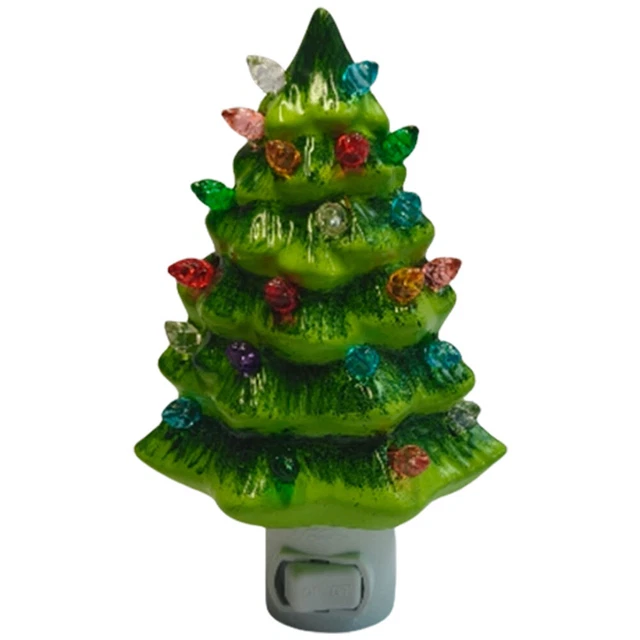 CHRISTMAS TREE NIGHT Light Vintage Christmas Night Light for Bedroom