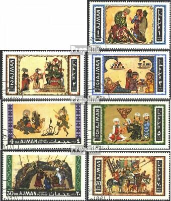 Lotto # 1876 Ajman Lotto di francobolli in serie complete usate 