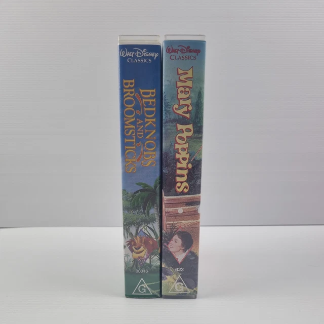 DISNEY MARY POPPINS Bedknobs and Broomsticks VHS Video 39.00 PicClick AU