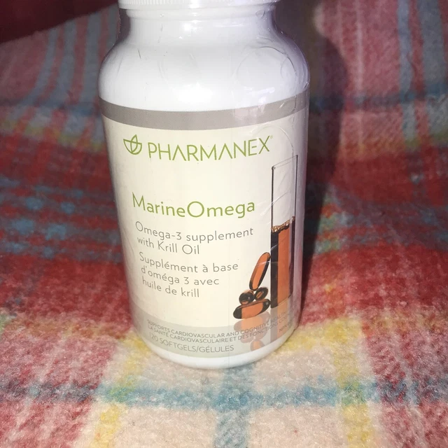 Nu Skin Pharmanex Marine Omega MarineOmega Omega-3, 120 Softgel, Expired W/ seal