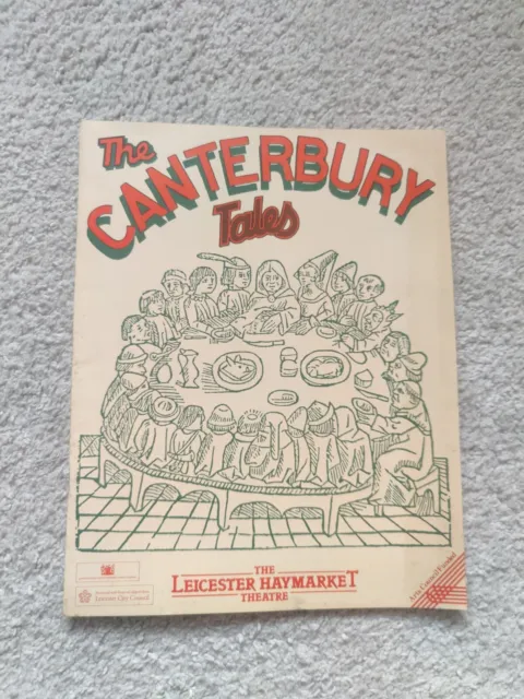 Canterbury Tales Leicester Haymarket Theatre Vintage Programme 1986