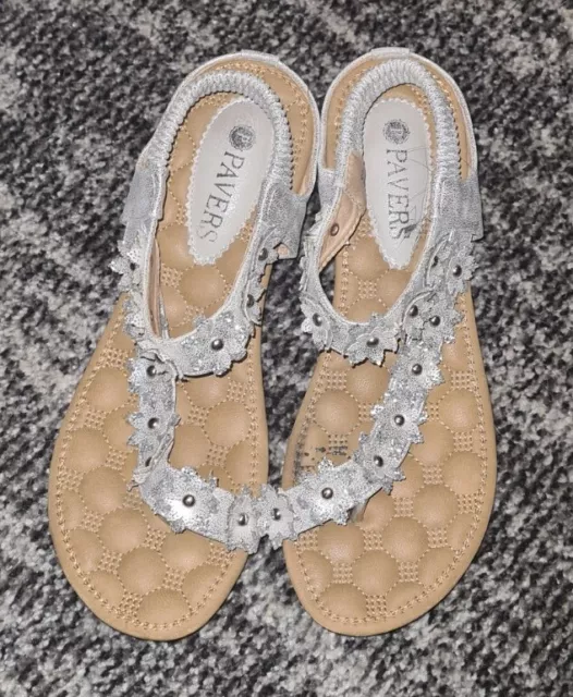 Pavers ladies flat sandals deals