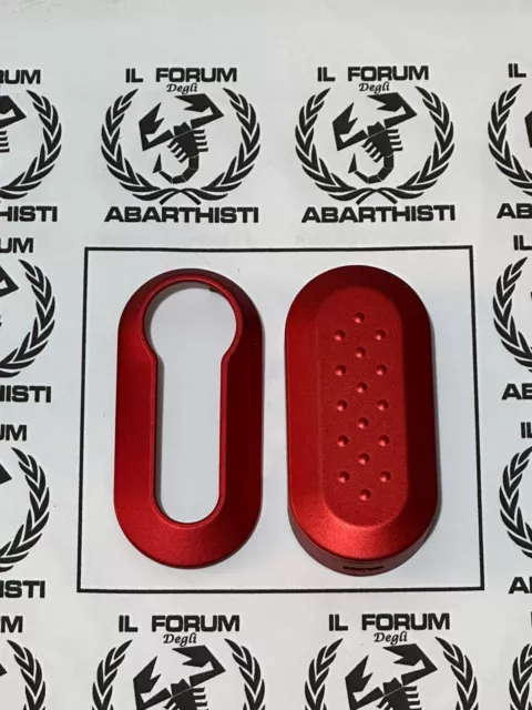 ABARTH 500 / PUNTO cover chiave rigida 100% originale FIAT - RED MATT - ROSSO