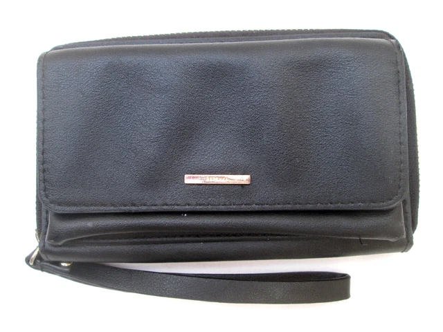 Pochette Portefeuille Vintage PEUGEOT – Toile Grise – Unisexe – Occasion