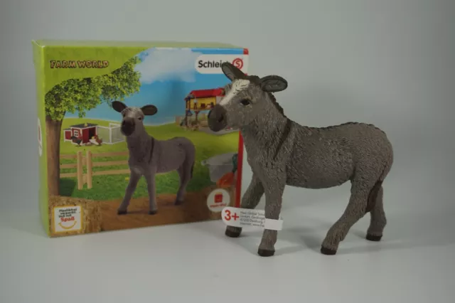 Schleich Farm World German Exclusive McDonald's 2020 Donkey (No. 1) New