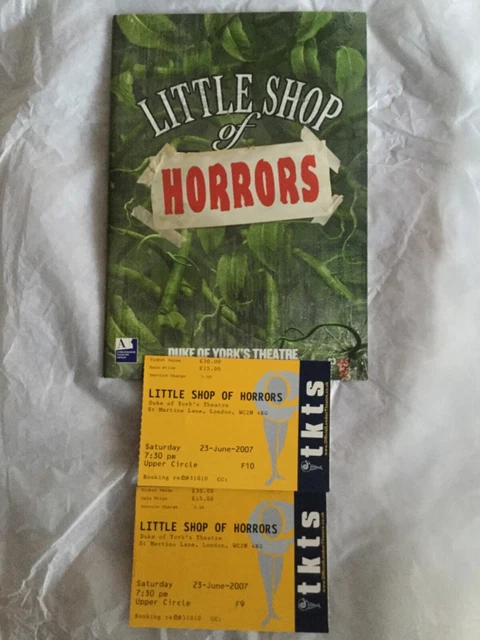LITTLE SHOP OF Horrors Theatre Programme Duke Of York London 2007 ...