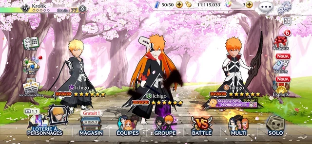 gros compte bleach brave souls