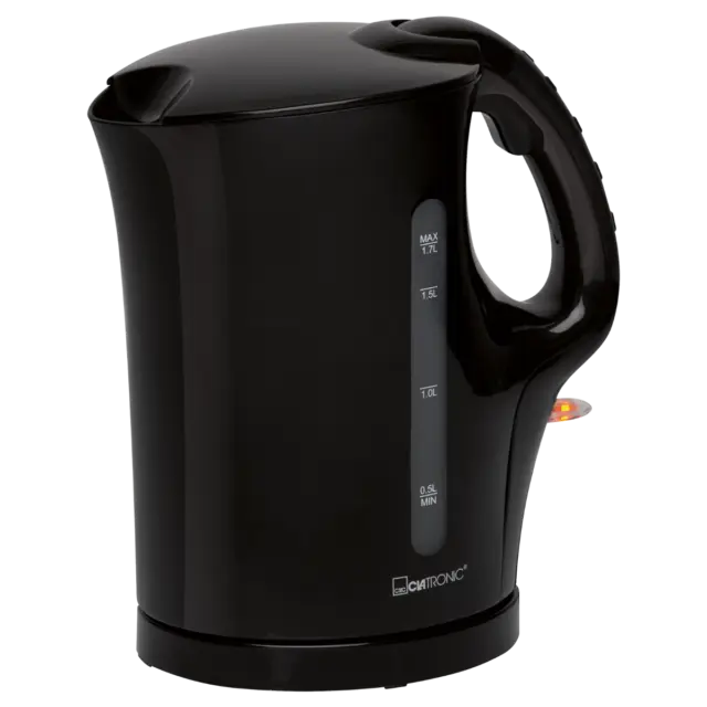 Clatronic Wasserkocher WK 3445 schwarz, max. 1,7 Liter Füllmenge, NEU