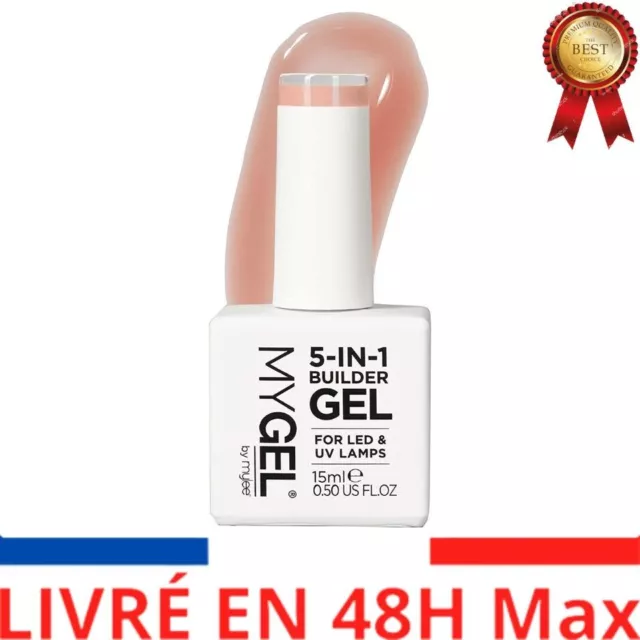 Mylee Gel Builder de renforcement 5-en-1 15ml, Vernis à Ongles UV/LED Ongles for