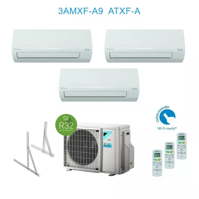 Daikin 3AMXF52A9 + 3x ATXF25A Condizionatore Climatizzatore Trial split 3x 9000B