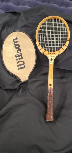 Raquette De Tennis Vintage Wilson Sovereign Strata - Bois Avec Housse, USA