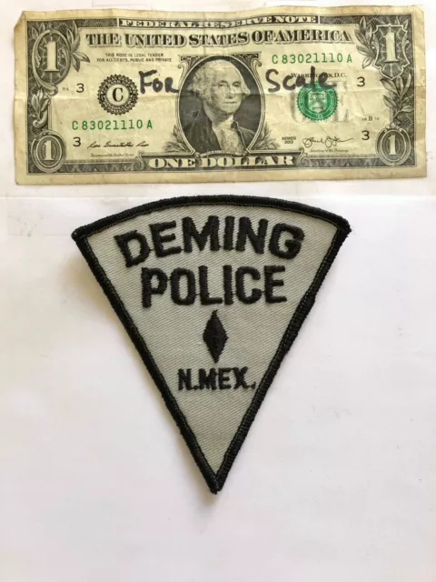 Deming New Mexico Police Patch Un-sewn great condition