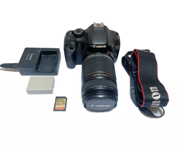 Canon EOS 550D Digital SLR Camera Kit with EF-S 55-250mm Lens