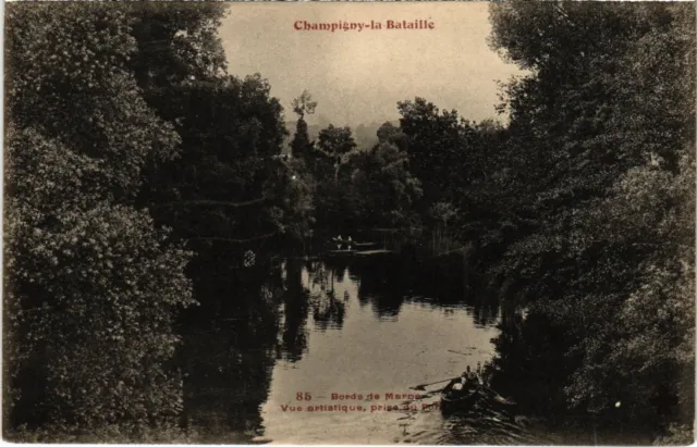 CPA CHAMPIGNY-sur-MARNE Bords de Marne - Vue prise du Pont (1352103)