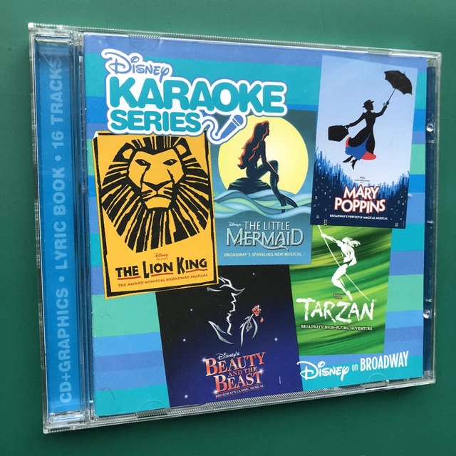 DISNEY ON BROADWAY (Karaoke Series) SingAlong Soundtrack CD Vocals
