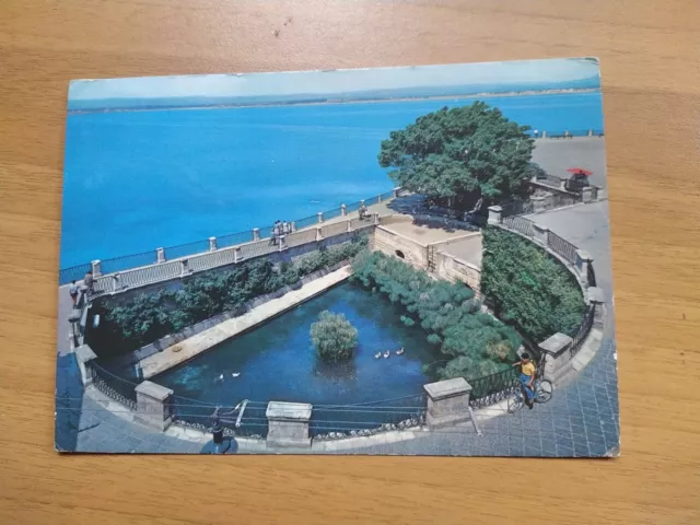 Cartolina F/G A Colori Viaggiata Sicilia Siracusa Fonte Aretusa Animata