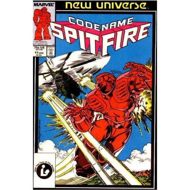 Codename: Spitfire #11 Marvel Comics August Aug 1987 (VFNM)