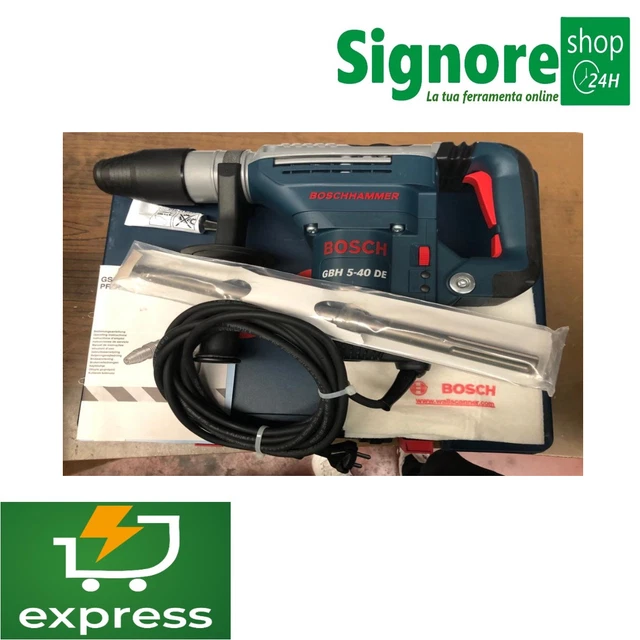 Martello perforatore BOSCH GBH 5-40 DE professional (1100w 2-8.5/10J) in valiget