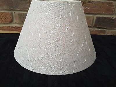 Cream beige table lamp Shade Parchment Lampshade Coolie  Vintage Traditional