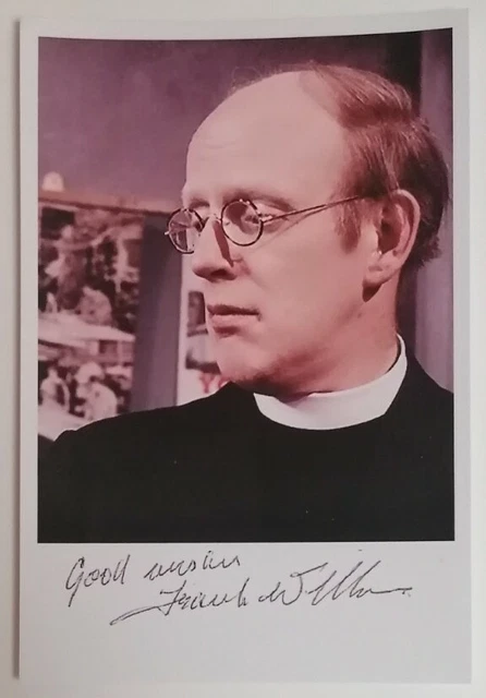 PRINT - 6"X4" Autograph Reprint Photo Actor TV Dad's Army Frank Williams Photo