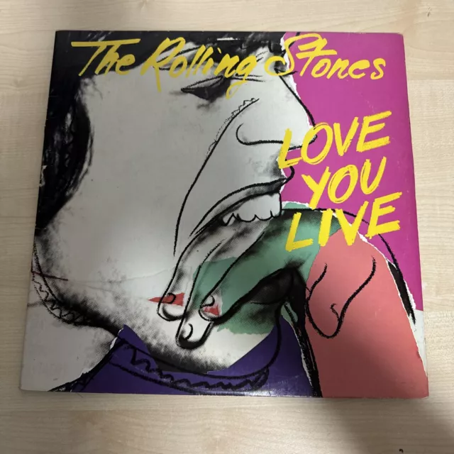 The Rolling Stones Love You Live GATEFOLD Rolling Stones Rec.  Vinyl 12“ LP 1977